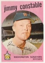 1959 Topps Baseball Cards      451     Jimmy Constable RC